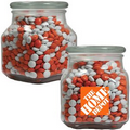 Apothecary Jar with Corporate Color Chocolates - Large